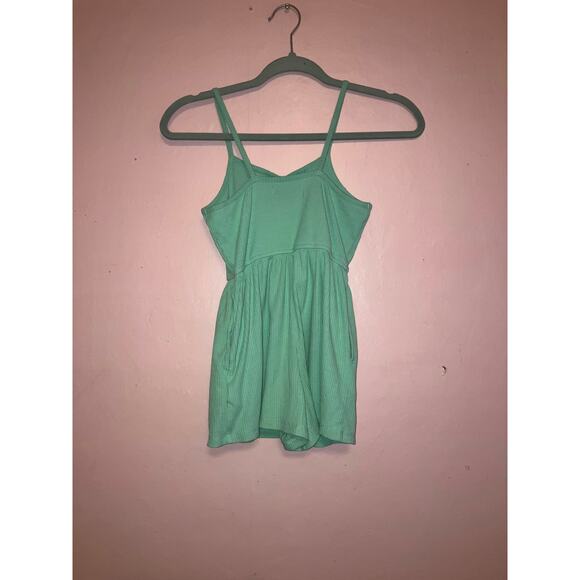 Old Navy light blue ribbed romper size medium (8) - Picture 5 of 5
